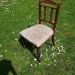 Dining chair with Grecian urn inlay