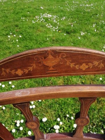 Dining chair with Grecian urn inlay4