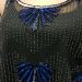 Uma Thurman inspired black and blue sequinned top4