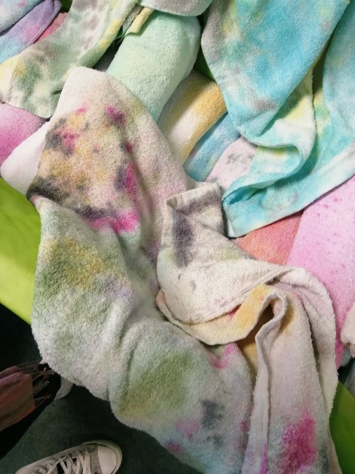 Hand dyed unique towels2
