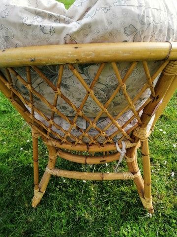 Retro wicker basket chair2