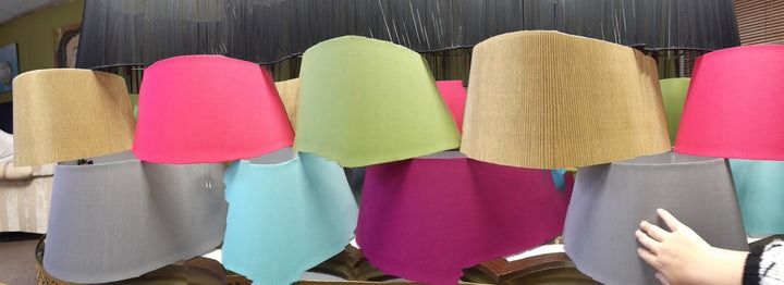 14inch Various Colour Lampshades2