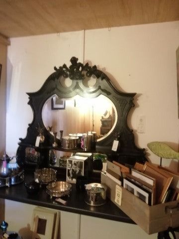 Ornate Overmantle Mirror1